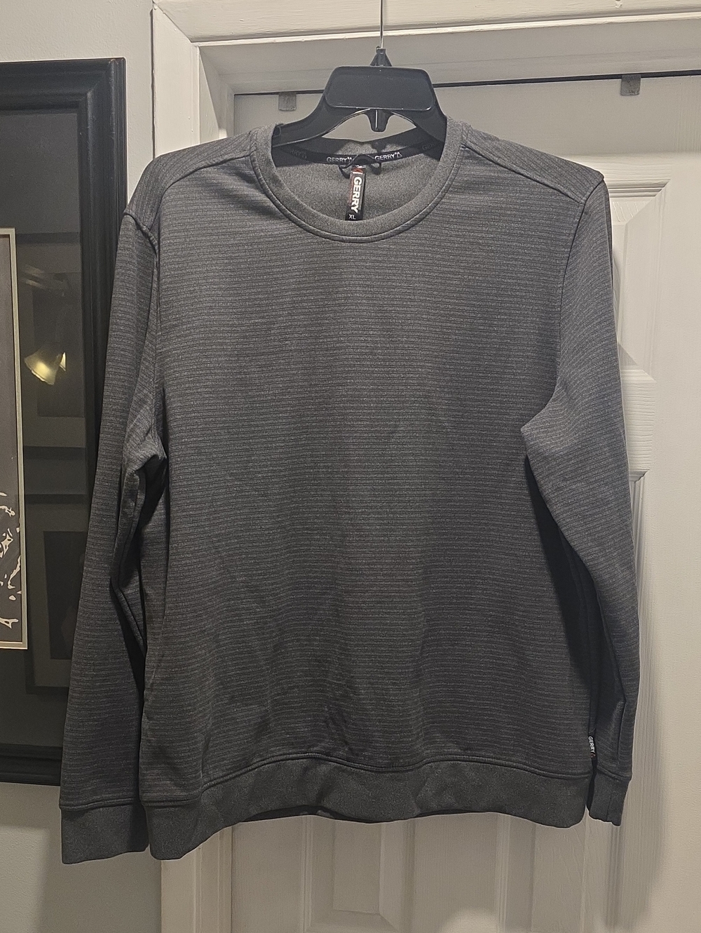 Gerry Weber Men's Charcoal Gray Crewneck Sweater